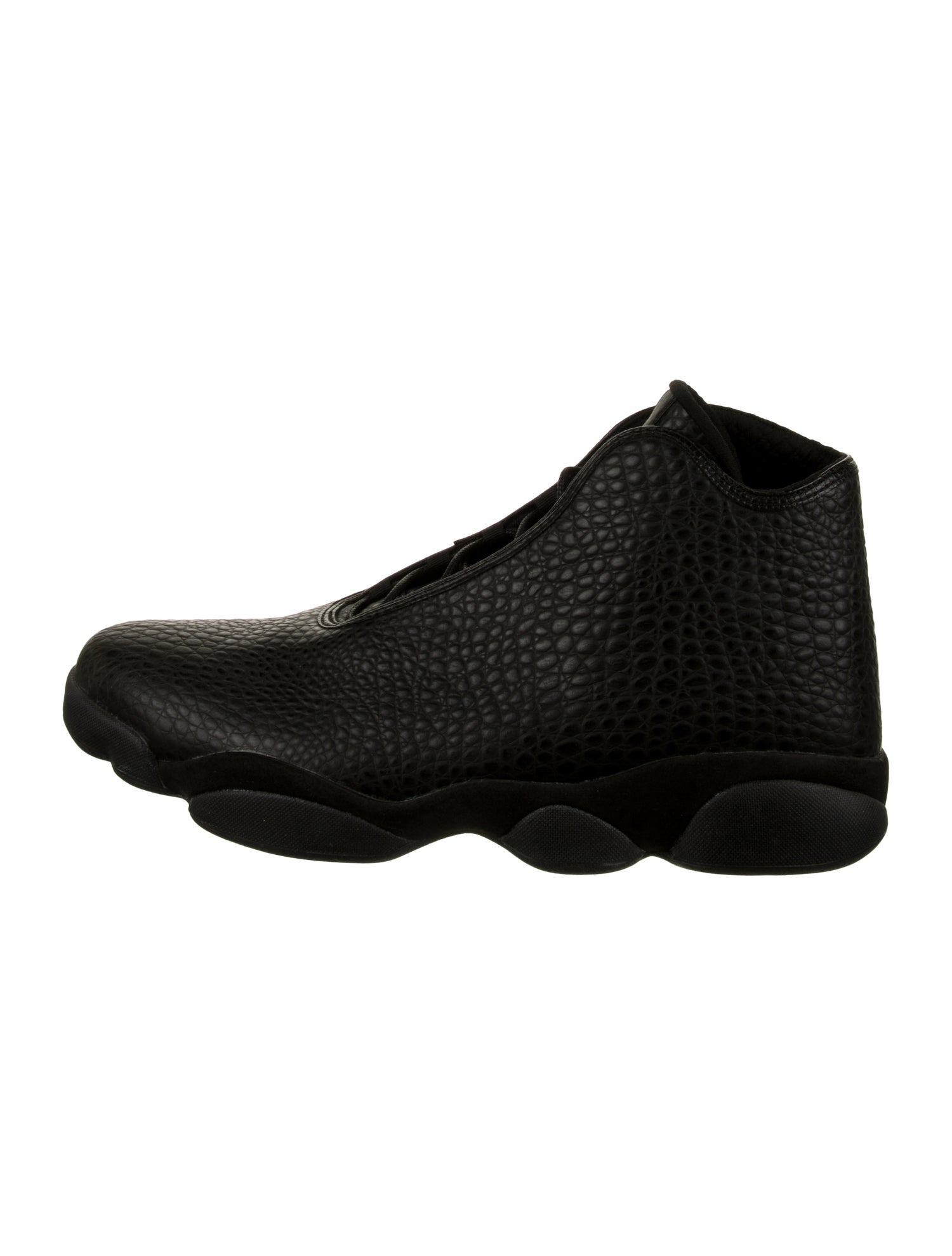Jordan Horizon Black Croc Sneakers